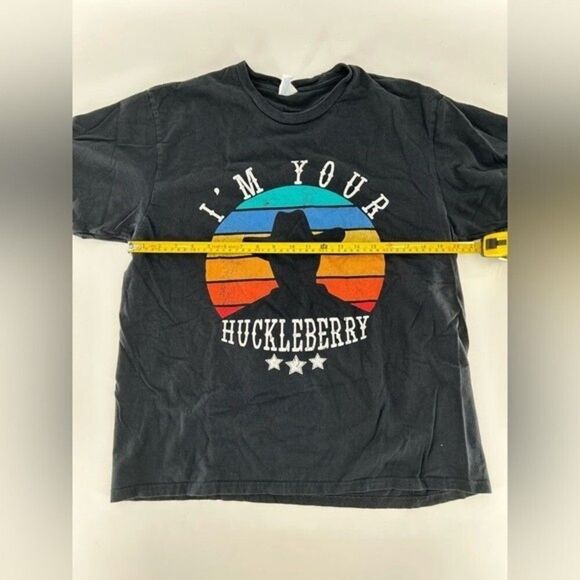 Doc Holliday's "I'm Your Huckleberry" T-Shirt Black Large - Picture 6 of 7
